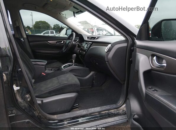 5N1AT2MT4GC743809 2016 NISSAN ROGUE Black Вид салону спереду
