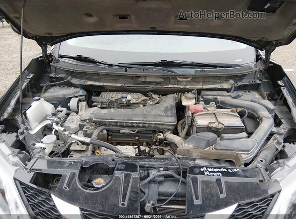 5N1AT2MT4GC743809 2016 NISSAN ROGUE Black Вид ззаду