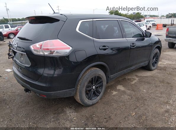 5N1AT2MT4GC743809 2016 NISSAN ROGUE Black Задня права чверть