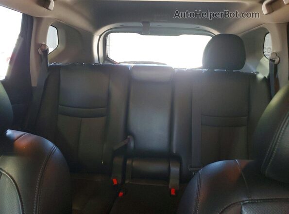 5N1AT2MT4HC819000 2017 NISSAN ROGUE Black Rear seats view