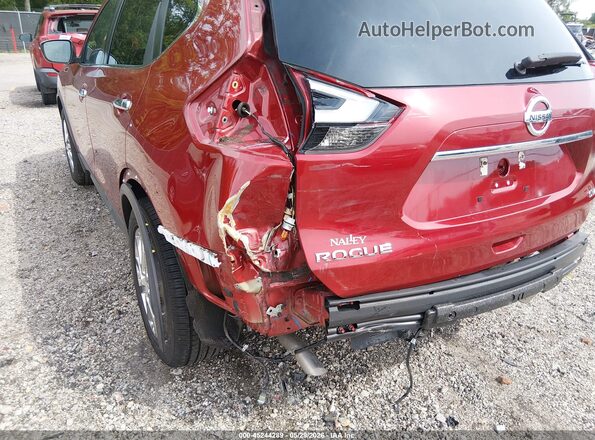 5N1AT2MT4JC739587 2018 NISSAN ROGUE Red Вид спереду
