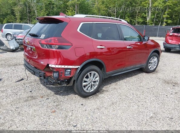 5N1AT2MT4JC739587 2018 NISSAN ROGUE Red Задня права чверть