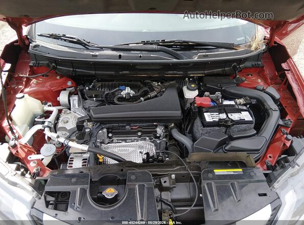 5N1AT2MT4JC739587 2018 NISSAN ROGUE Red Вид ззаду