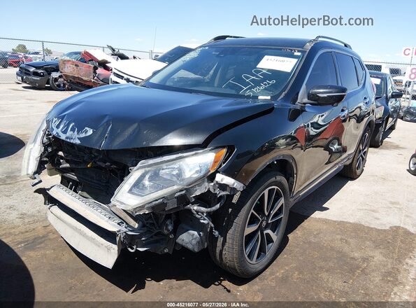 5N1AT2MT4KC774602 2019 NISSAN ROGUE Черный Передняя левая четверть