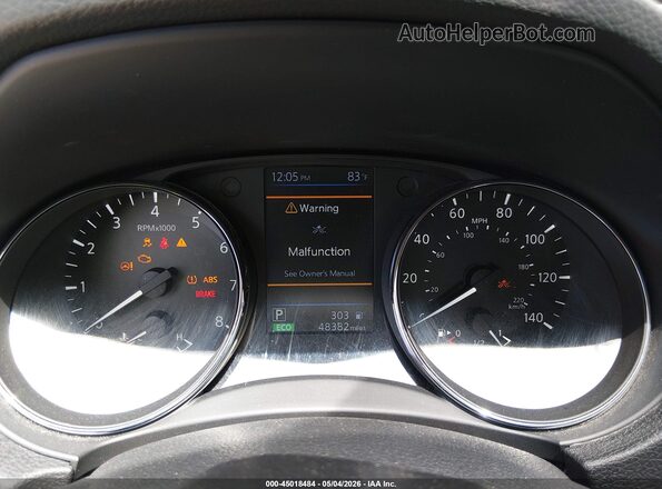 5N1AT2MT4LC733355 2020 NISSAN ROGUE Gray უკანა სავარძლების ხედი