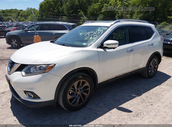 5N1AT2MT5GC817352 2016 NISSAN ROGUE White Vista tres cuartos delantera izquierda