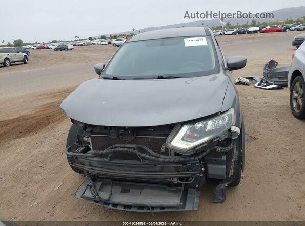 5N1AT2MT5HC785245 2017 NISSAN ROGUE Gray უკანა სალონის ხედი