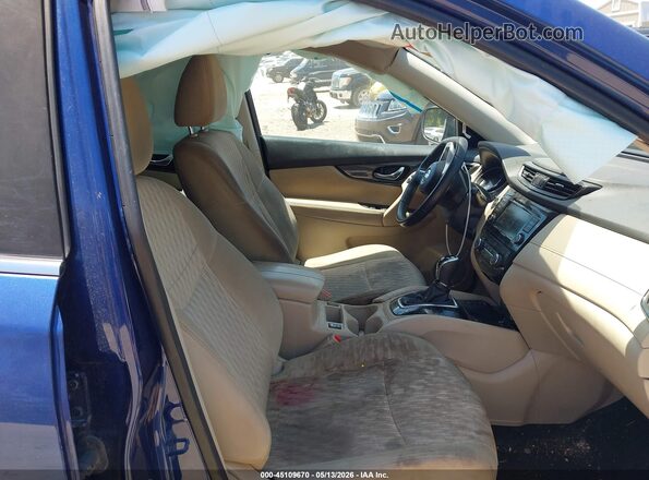 5N1AT2MT5KC818056 2019 NISSAN ROGUE Blue Front interior view