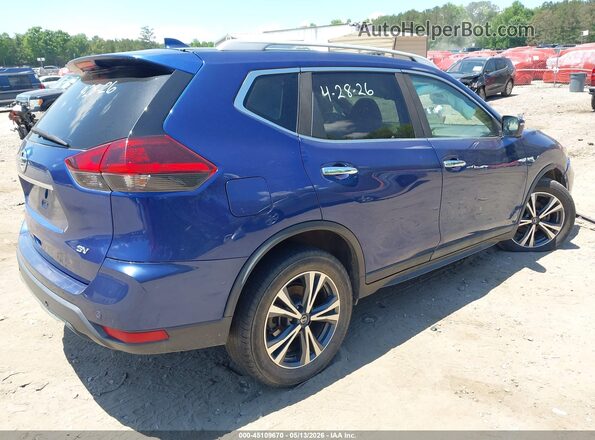 5N1AT2MT5KC818056 2019 NISSAN ROGUE Blue Rear right