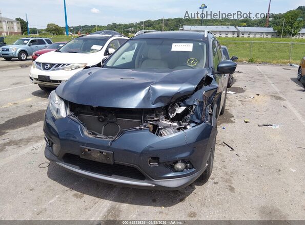 5N1AT2MT6GC819935 2016 NISSAN ROGUE Blue წინა ხედი
