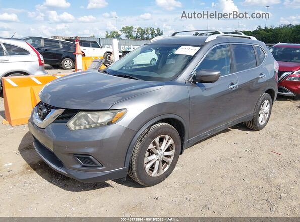 5N1AT2MT6GC846469 2016 NISSAN ROGUE Серый Передняя левая четверть