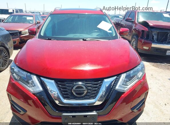 5N1AT2MT6JC818727 2018 NISSAN ROGUE Maroon 