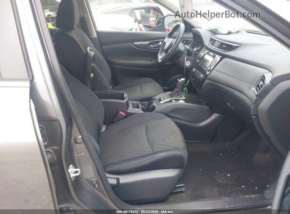 5N1AT2MT6KC766484 2019 NISSAN ROGUE Серый Вид салона спереди