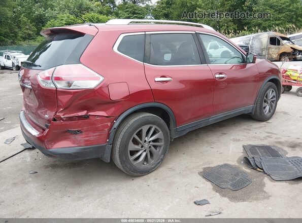 5N1AT2MT7GC767764 2016 NISSAN ROGUE Red Tył prawy