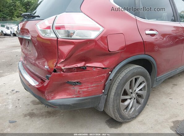 5N1AT2MT7GC767764 2016 NISSAN ROGUE Red Widok z przodu