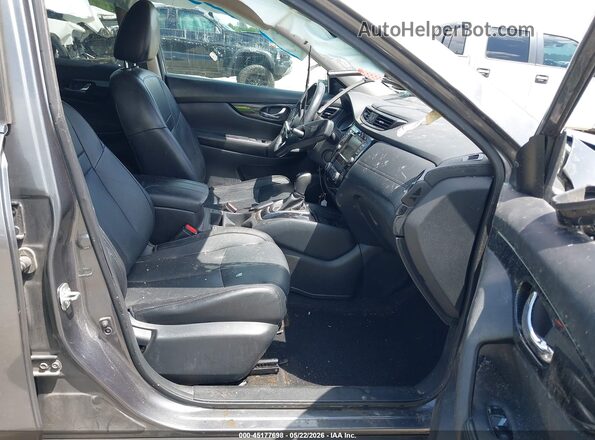5N1AT2MT7JC710715 2018 NISSAN ROGUE Gray Widok wnętrza z przodu