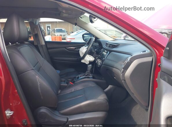 5N1AT2MT7JC808224 2018 NISSAN ROGUE Red Вид салону спереду