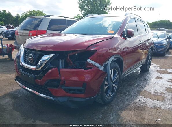 5N1AT2MT7JC808224 2018 NISSAN ROGUE Red Передня ліва чверть