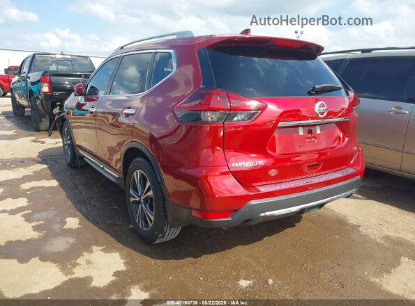 5N1AT2MT7JC808224 2018 NISSAN ROGUE Red Задня ліва чверть