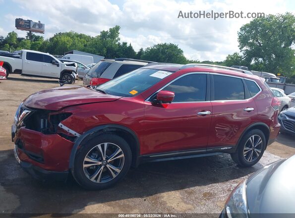 5N1AT2MT7JC808224 2018 NISSAN ROGUE Red 