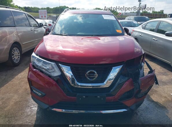 5N1AT2MT7JC808224 2018 NISSAN ROGUE Red Вид задньої частини салону