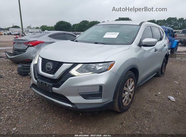 5N1AT2MT7JC830286 2018 NISSAN ROGUE Silver წინა მარცხენა ხედი სამი მეოთხედიდან