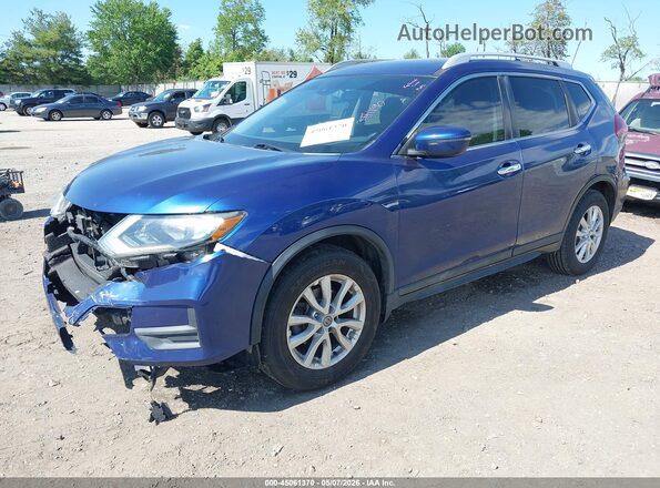 5N1AT2MT7KC712031 2019 NISSAN ROGUE Dark Blue Передня ліва чверть