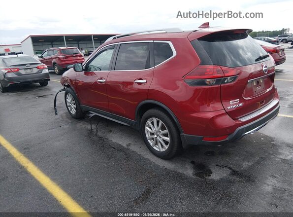 5N1AT2MT7LC807478 2020 NISSAN ROGUE Burgundy Հետևի ձախ