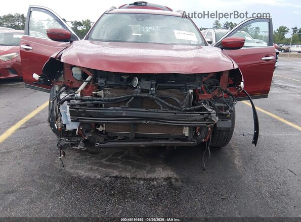 5N1AT2MT7LC807478 2020 NISSAN ROGUE Burgundy Դիմացի տեսք