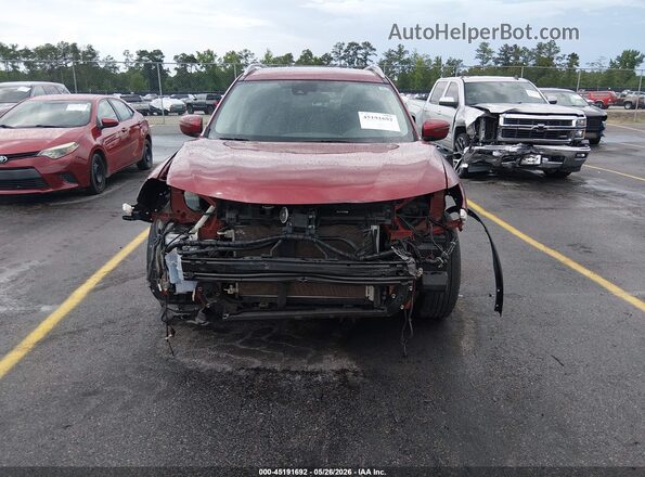 5N1AT2MT7LC807478 2020 NISSAN ROGUE Burgundy Սալոնի հետևի տեսք