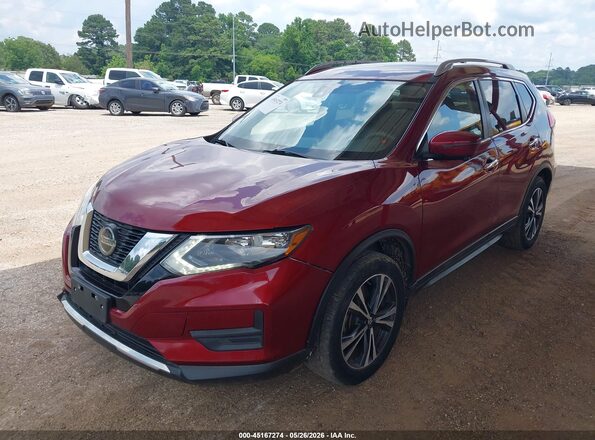 5N1AT2MT7LC813474 2020 NISSAN ROGUE Темно-бордовый Передняя левая четверть