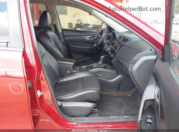5N1AT2MT7LC813474 2020 NISSAN ROGUE Темно-бордовый Вид салона спереди