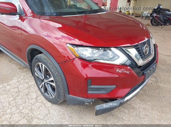 5N1AT2MT7LC813474 2020 NISSAN ROGUE Темно-бордовый Вид спереди