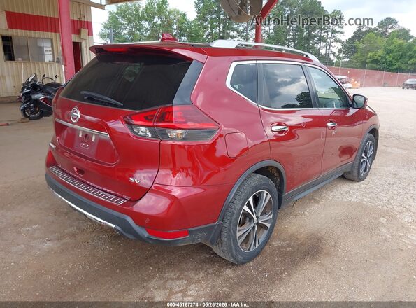 5N1AT2MT7LC813474 2020 NISSAN ROGUE Темно-бордовый Задняя правая четверть