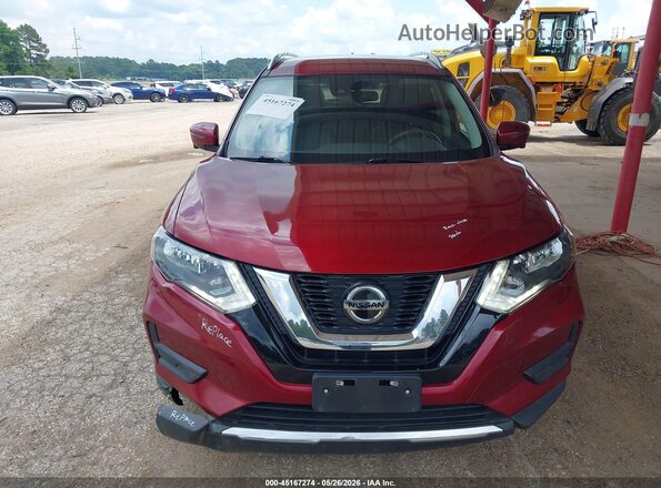 5N1AT2MT7LC813474 2020 NISSAN ROGUE Темно-бордовый Вид щитка приборов
