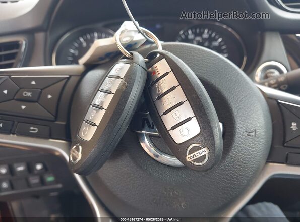 5N1AT2MT7LC813474 2020 NISSAN ROGUE Темно-бордовый Вид панели приборов