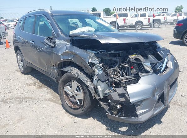 5N1AT2MT8GC736538 2016 NISSAN ROGUE Gray Front view