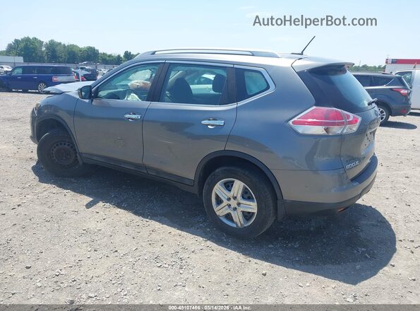 5N1AT2MT8GC736538 2016 NISSAN ROGUE Gray Rear left