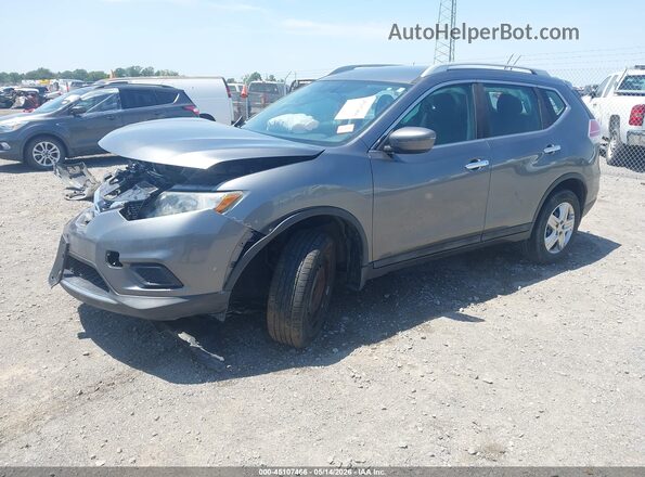 5N1AT2MT8GC736538 2016 NISSAN ROGUE Gray Front left