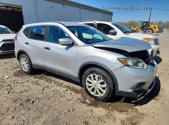 5N1AT2MT8GC810587 2016 NISSAN ROGUE Silver Front right