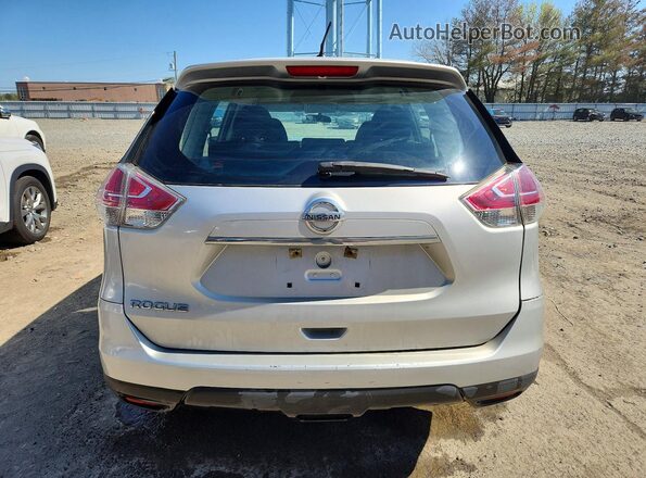 5N1AT2MT8GC810587 2016 NISSAN ROGUE Silver Rear view