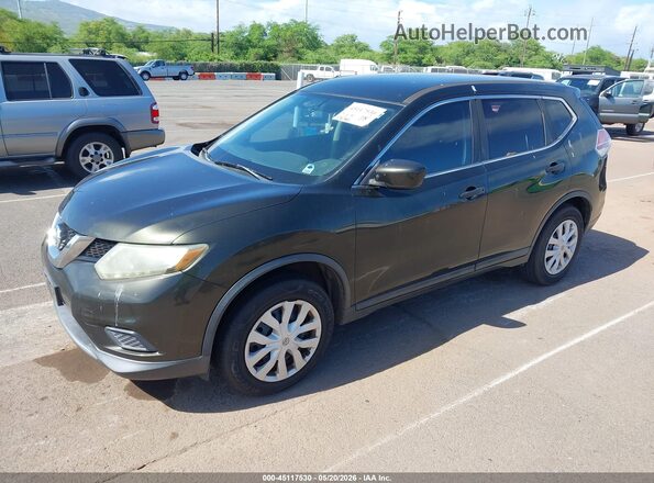 5N1AT2MT8GC834226 2016 NISSAN ROGUE Черный Передняя левая четверть