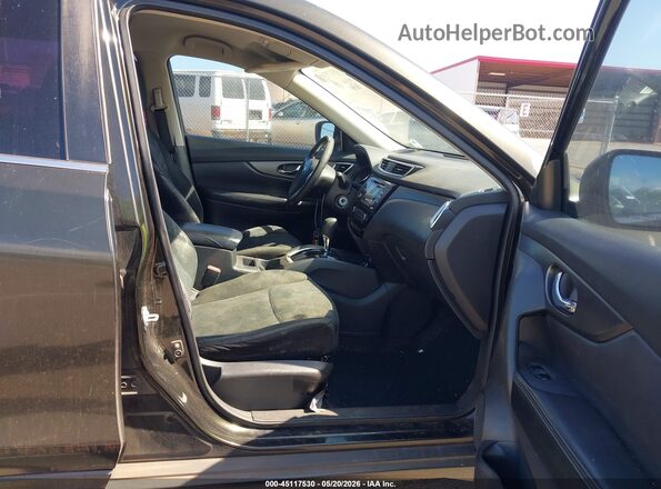 5N1AT2MT8GC834226 2016 NISSAN ROGUE Черный Вид салона спереди