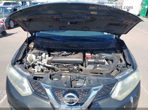 5N1AT2MT8GC834226 2016 NISSAN ROGUE Черный Вид сзади