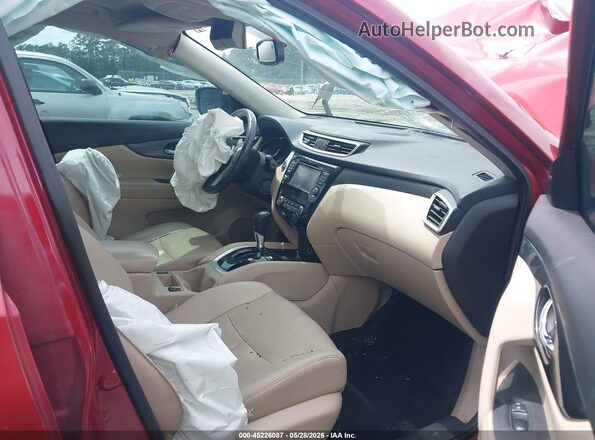 5N1AT2MT8GC871437 2016 NISSAN ROGUE Red Vista interior delantera