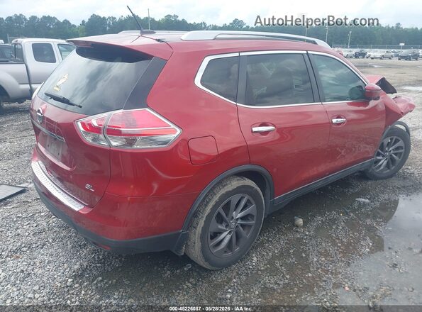 5N1AT2MT8GC871437 2016 NISSAN ROGUE Red Trasero derecho