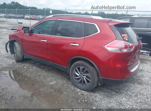5N1AT2MT8GC871437 2016 NISSAN ROGUE Red Trasero izquierdo