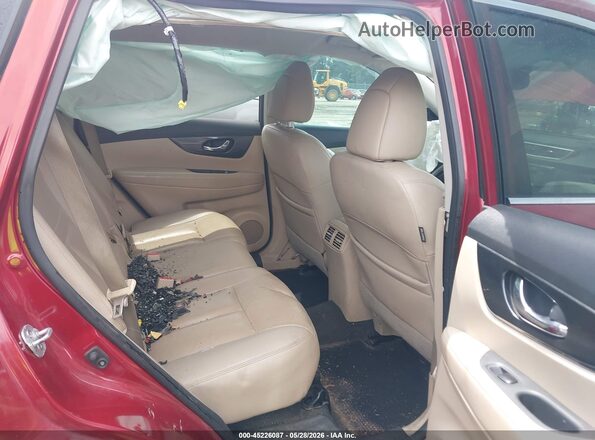 5N1AT2MT8GC871437 2016 NISSAN ROGUE Red Vista de la etiqueta del VIN