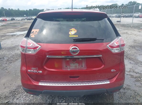 5N1AT2MT8GC871437 2016 NISSAN ROGUE Red 