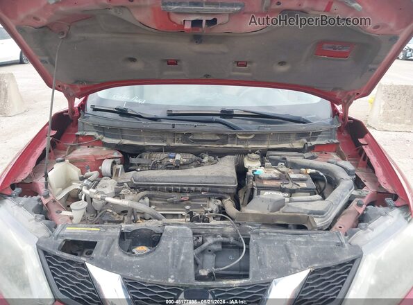 5N1AT2MT8GC916490 2016 NISSAN ROGUE Red Հետևի տեսք